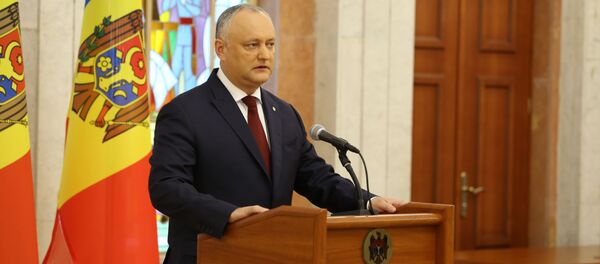 Conferința de presă a președintelui Igor Dodon, după căderea Guvernului Sandu Conferința de presă a președintelui Igor Dodon, după căderea Guvernului Sandu - Sputnik Moldova