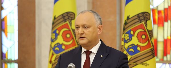  Conferința de presă a președintelui Igor Dodon, după căderea Guvernului Sandu / Пресс-конференция Игоря Додона после падения правительства Санду - Sputnik Moldova