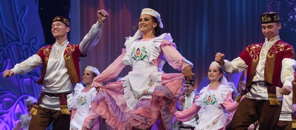 Международный конкурс красоты Татар кызы в Казани Международный конкурс красоты Татар кызы в Казани - Sputnik Moldova-România