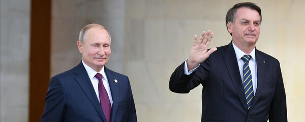 Президент РФ В. Путин на саммите БРИКС в Бразилии Президент РФ В. Путин на саммите БРИКС в Бразилии - Sputnik Moldova-România