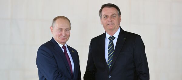 Президент РФ В. Путин на саммите БРИКС в Бразилии Президент РФ В. Путин на саммите БРИКС в Бразилии - Sputnik Moldova-România