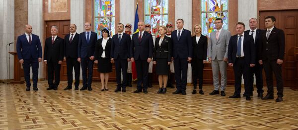 Miniștri în guvernul Chicu - Sputnik Moldova