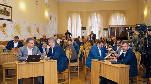 Заседание муниципального совета Кишинёва 15.11.2019  - Sputnik Moldova