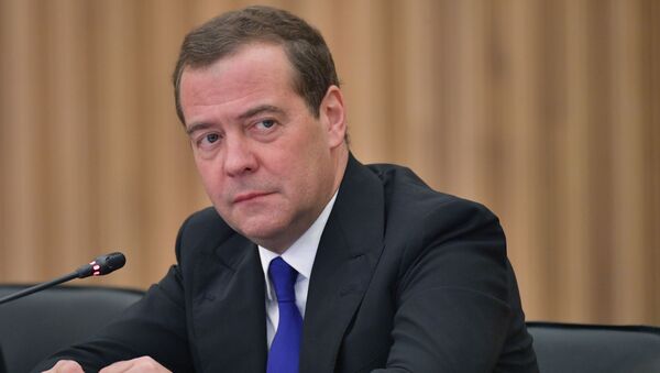 Рабочая поездка премьер-министра РФ Д. Медведева в Санкт-Петербург - Sputnik Молдова