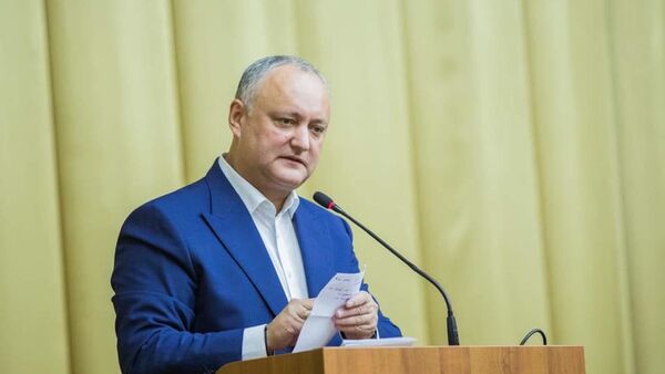 Igor Dodon la Consiliul Republican PRSM - Sputnik Moldova