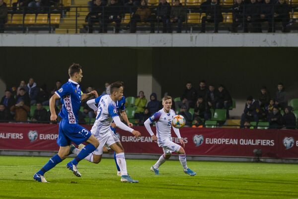 Матч между сборными Молдовы и Исландии по футболу fotbal - Sputnik Молдова
