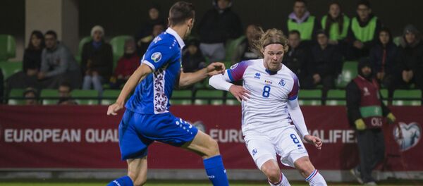 Матч между сборными Молдовы и Исландии по футболу - Sputnik Молдова