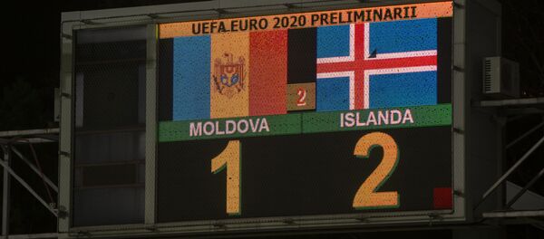 Матч между сборными Молдовы и Исландии по футболу - Sputnik Молдова