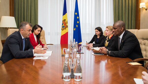 Premierul Ion Chicu s-a întâlnit cu ambasadorul SUA, Dereck J. Hogan - Sputnik Moldova