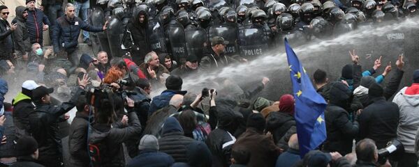 Акции протеста в Тбилиси - Sputnik Moldova-România