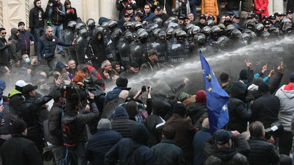 Акции протеста в Тбилиси - Sputnik Moldova-România