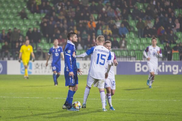 Meciul de fotbal între naționalele Moldovei și Islandei - Sputnik Moldova