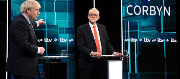 Boris Johnson și Jeremy Corbyn - Sputnik Moldova-România