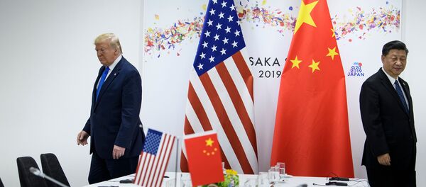 Президент США Дональд Трамп и президент Китая Си Цзиньпин на саммите G20 в Осаке, Япония Президент США Дональд Трамп и президент Китая Си Цзиньпин на саммите G20 в Осаке, Япония - Sputnik Moldova-România