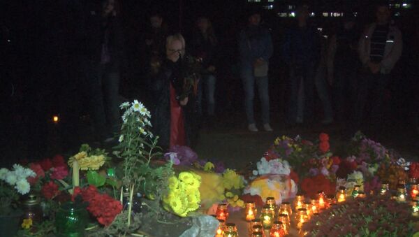 Одесситы зажгли свечи и выпустили в небо фонарики в память о погибших 2 мая - Sputnik Молдова