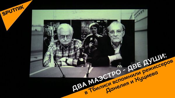 Два маэстро - две души: в столице Грузии вспомнили режиссеров Данелия и Хуциева - Sputnik Молдова