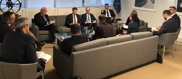 Ministrul justiției, Fadei Nagacevschi în discuții bilaterale cu oficialii Consiliului Europei - Sputnik Moldova