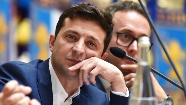 Рабочая поездка президента Украины В. Зеленского во Львов Рабочая поездка президента Украины В. Зеленского во Львов - Sputnik Молдова