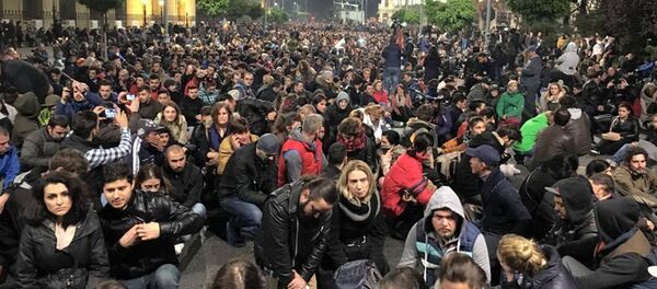 Proteste la Bucureşti, 3 noiembrie 2015 - Sputnik Moldova