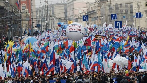Шествие и митинг Мы едины! в честь Дня народного единства - Sputnik Молдова