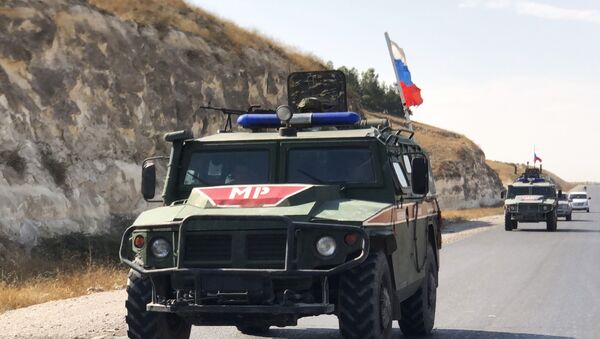 Военная полиция РФ на северо-востоке провинции Алеппо в Сирии - Sputnik Moldova