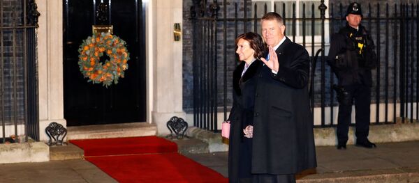 Klaus Iohannis și Carmen Johannis - Sputnik Moldova-România