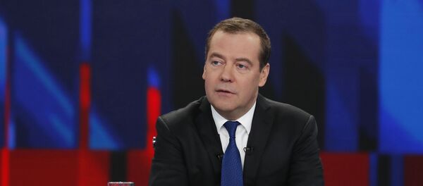 Интервью Премьер-министра РФ Д. Медведева российским телеканалам - Sputnik Moldova-România
