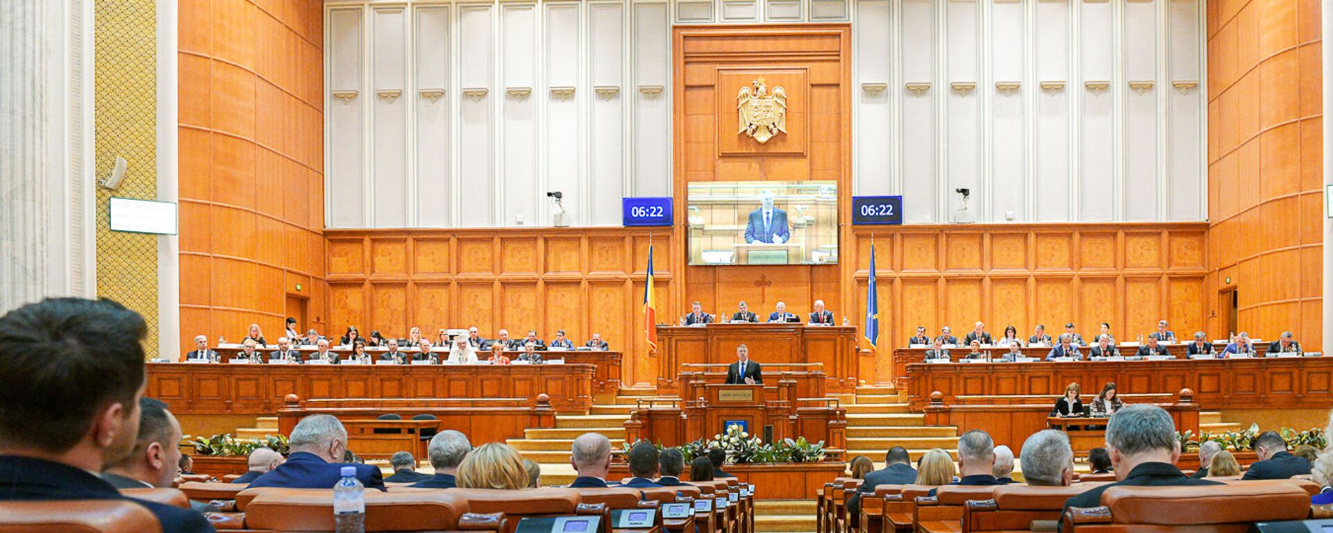 Participare la şedinţa solemnă comună a Senatului şi Camerei Deputaților consacrată celebrării Zilei Naționale a României - Sputnik Moldova-România, 1920, 08.12.2022