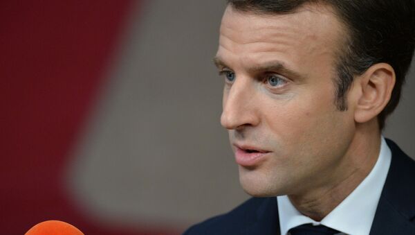 Președintele francez Emmanuel Macron - Sputnik Moldova-România