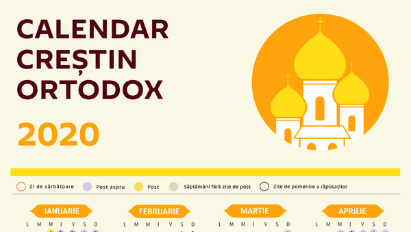Calendar Creștin Ortodox 2020 - Sputnik Moldova