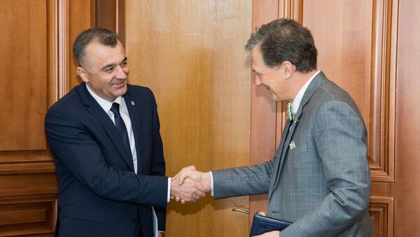 Premierul Ion Chicu s-a întâlnit la Guvern cu George Kent, asistentul adjunct pentru Afaceri Europene și Eurasiatice al Secretarului de Stat al SUA - Sputnik Moldova
