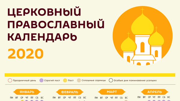 Православный календарь 2020 - Sputnik Молдова