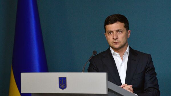 Доклад президенту Украины В. Зеленскому о расследовании убийства журналиста П. Шеремета - Sputnik Moldova