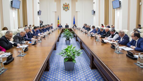 Расширенное заседание правительства Молдовы.  - Sputnik Молдова