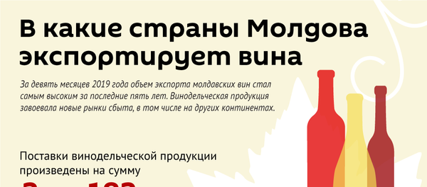 В какие страны Молдова экспортирует вина В какие страны Молдова экспортирует вина - Sputnik Молдова