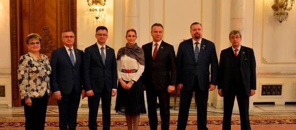 Deputați ai Dumei de Stat de la Moscova, în vizită la București - Sputnik Moldova-România