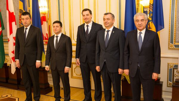 Premierul Ion Chicu a participat la o ședință comună cu Președintele Ucrainei, Volodymyr Zelenskiy - Sputnik Moldova