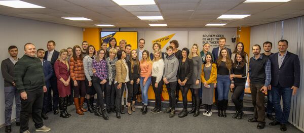 Al doilea modul al proiectului educațional SputnikPro a avut loc la Chișinău, la centrul de presă Sputnik Moldova - Sputnik Moldova