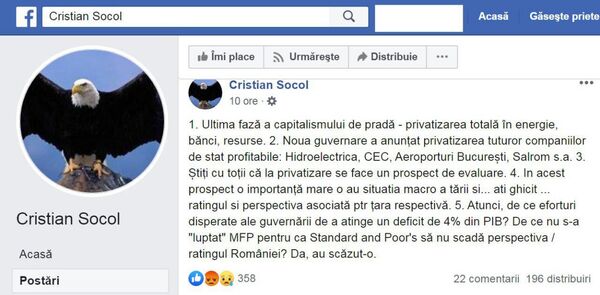 Știrea serii: Renumit economist dă în vileag planul PNL de a da PE NIMIC restul economiei Știrea serii: Renumit economist dă în vileag planul PNL de a da PE NIMIC restul economiei - Sputnik Moldova-România