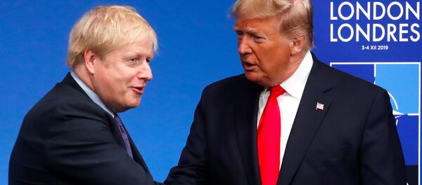  Donald Trump, Boris Johnson - Sputnik Moldova-România