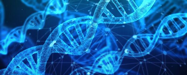 Художественное изображение молекул ДНК - Sputnik Молдова