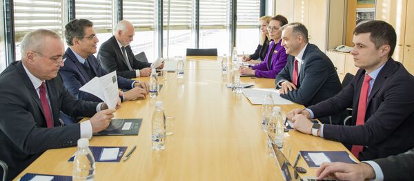 Premierul Ion Chicu s-a întâlnit cu Președintele CEDO, Linos-Alexandre Sicilianos Premierul Ion Chicu s-a întâlnit cu Președintele CEDO, Linos-Alexandre Sicilianos - Sputnik Moldova