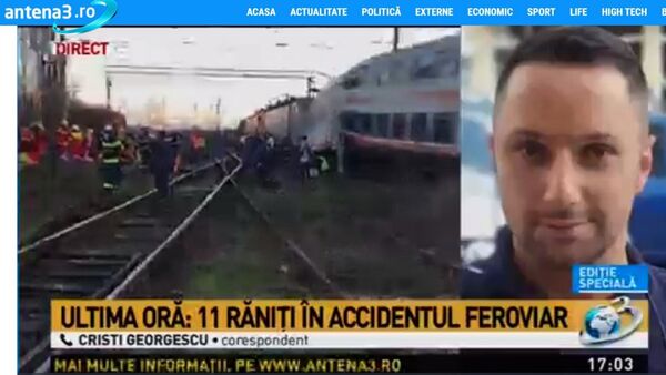 Grav accident feroviar în România – victime, 20 de ambulanțe trimise, Arafat intervine Grav accident feroviar în România – victime, 20 de ambulanțe trimise, Arafat intervine - Sputnik Moldova-România
