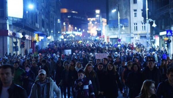 Proteste la Bucureşti - Sputnik Moldova