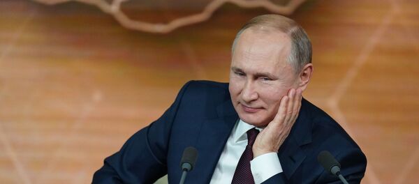 Ежегодная большая пресс-конференция президента РФ В. Путина - Sputnik Moldova