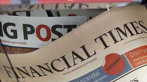Financial Times на прилавке в Лондоне - Sputnik Moldova-România