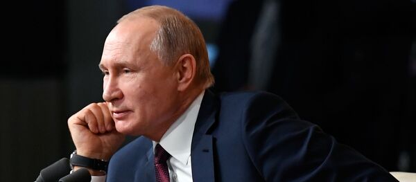 Ежегодная большая пресс-конференция президента РФ В. Путина - Sputnik Moldova