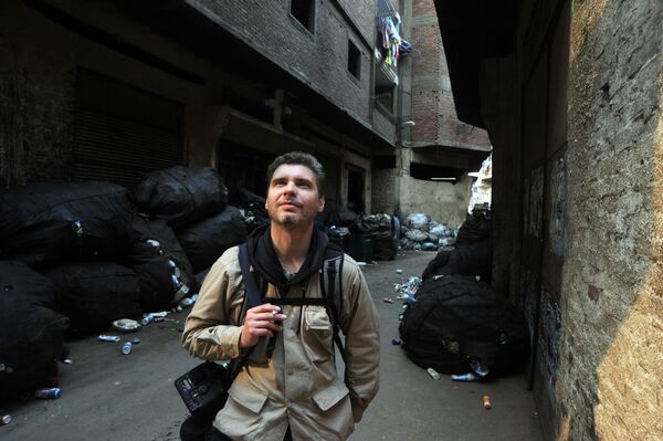 Фотокорреспондент Андрей Стенин на улице Каира - Sputnik Moldova-România