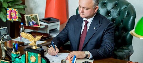 Președintele Dodon a promulgat Legea Bugetului - Sputnik Moldova