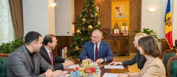 Igor Dodon întrevedere cu bașcanul Irina Vlah - Sputnik Moldova